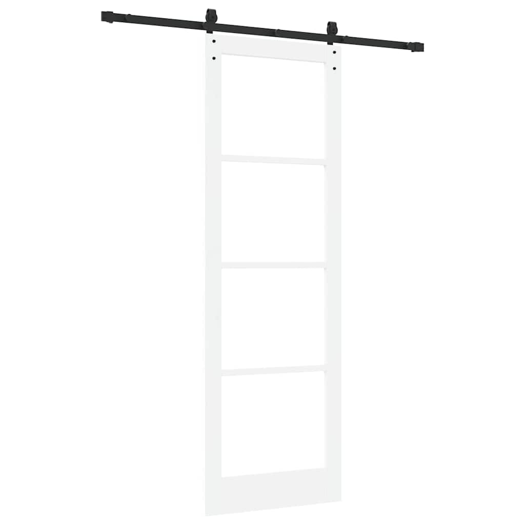 Sliding Door ORKDAL White 78 x 232 cm Solid Pine wood