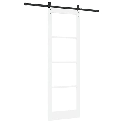 Sliding Door ORKDAL White 78 x 232 cm Solid Pine wood