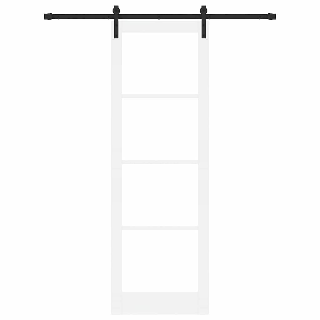 Sliding Door ORKDAL White 78 x 232 cm Solid Pine wood