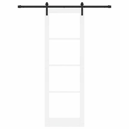 Sliding Door ORKDAL White 78 x 232 cm Solid Pine wood