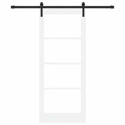 Sliding Door ORKDAL White 83 x 202 cm Solid Pine wood