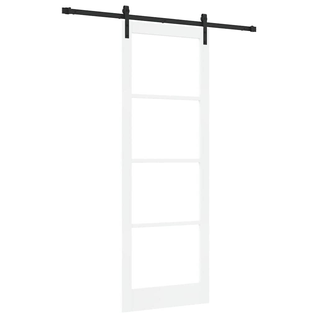 Sliding Door ORKDAL White 83 x 232 cm Solid Pine wood