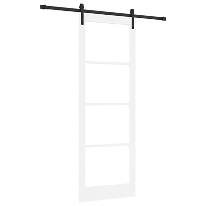 Sliding Door ORKDAL White 83 x 232 cm Solid Pine wood