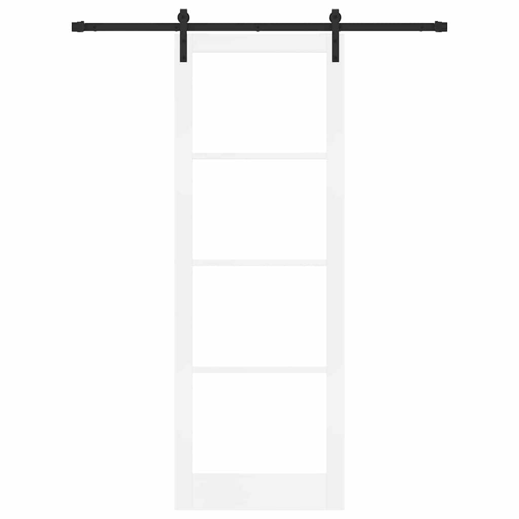 Sliding Door ORKDAL White 83 x 232 cm Solid Pine wood