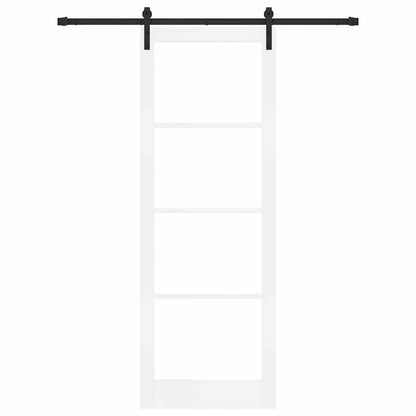 Sliding Door ORKDAL White 83 x 232 cm Solid Pine wood