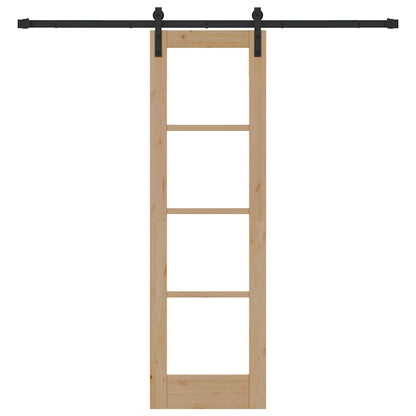 Sliding Door ORKDAL Brown 61 x 198.5 cm Solid Pine wood