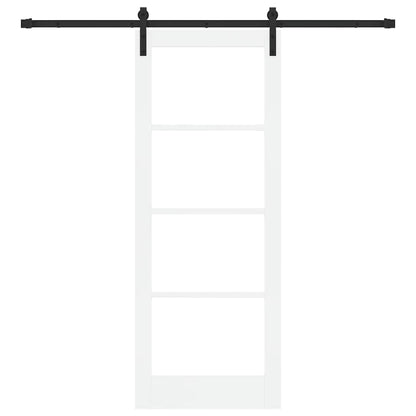 Sliding Door ORKDAL White 78 x 202 cm Solid Pine wood