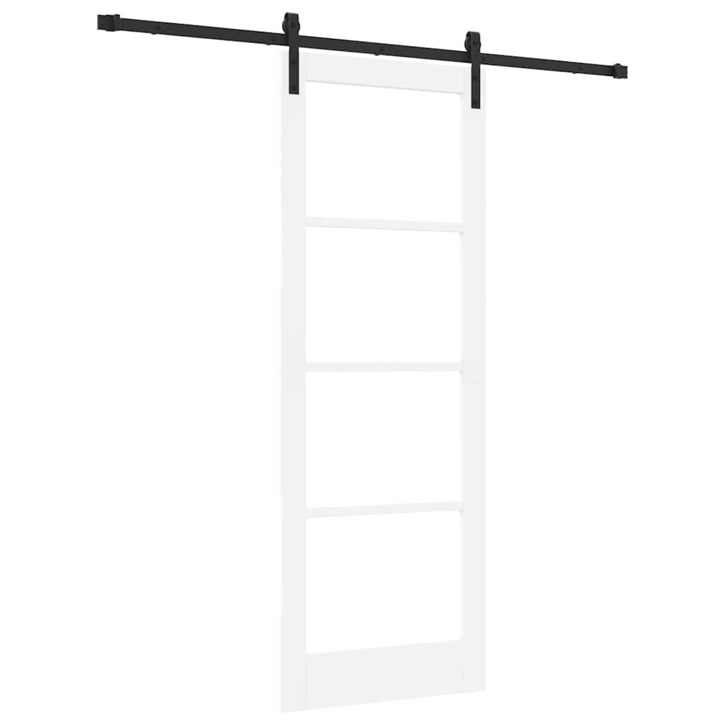 Sliding Door ORKDAL White 78 x 211 cm Solid Pine wood