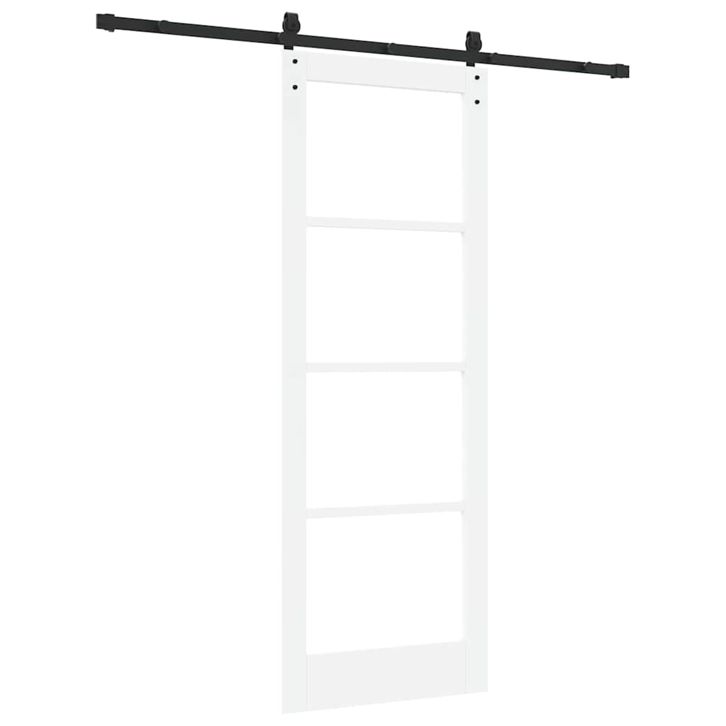 Sliding Door ORKDAL White 78 x 211 cm Solid Pine wood