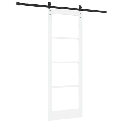Sliding Door ORKDAL White 78 x 211 cm Solid Pine wood