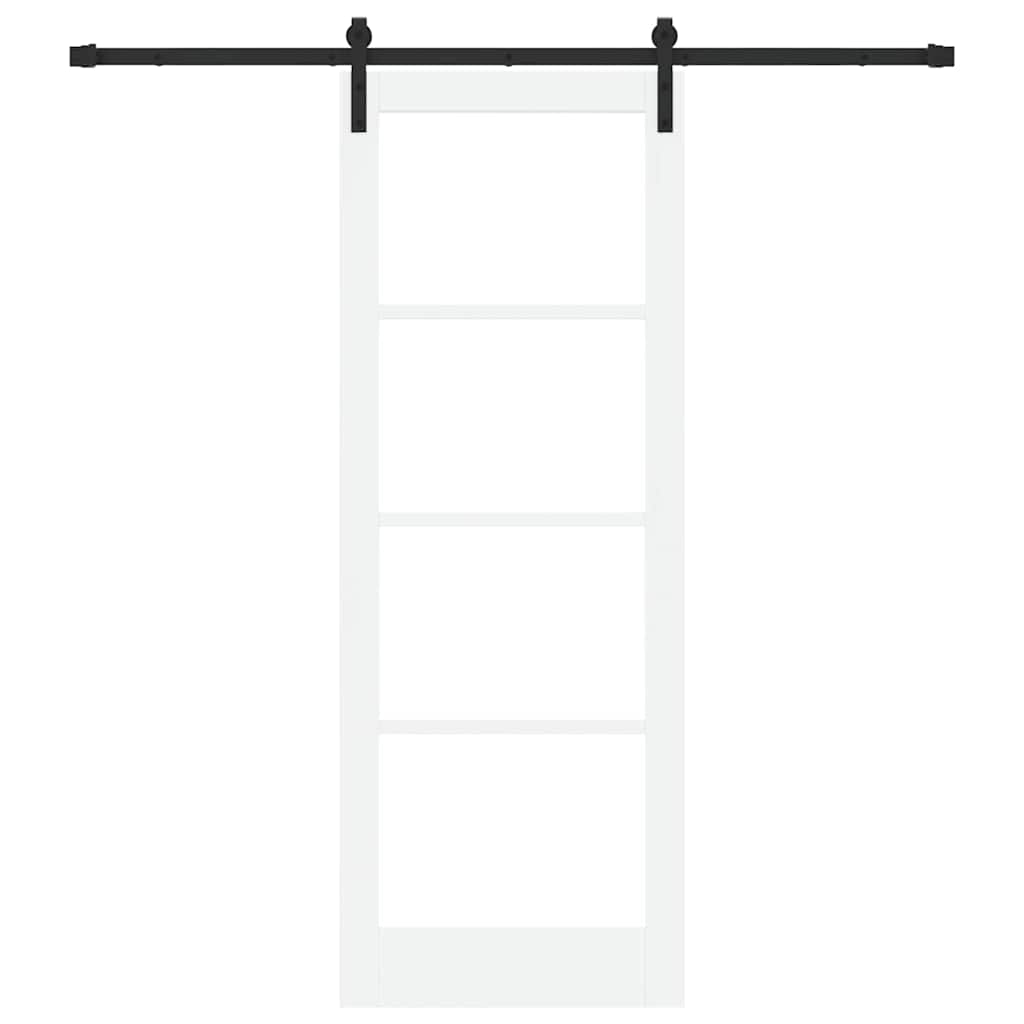 Sliding Door ORKDAL White 78 x 211 cm Solid Pine wood