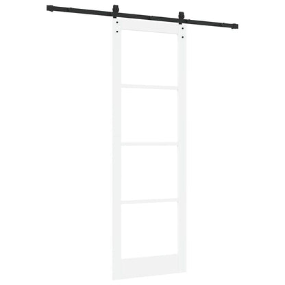 Sliding Door ORKDAL White 78 x 232 cm Solid Pine wood