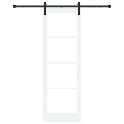 Sliding Door ORKDAL White 78 x 232 cm Solid Pine wood