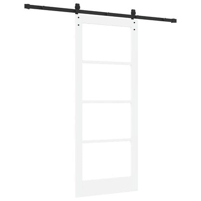 Sliding Door ORKDAL White 83 x 202 cm Solid Pine wood