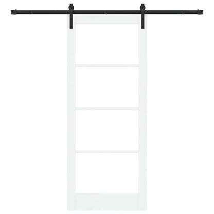 Sliding Door ORKDAL White 83 x 202 cm Solid Pine wood