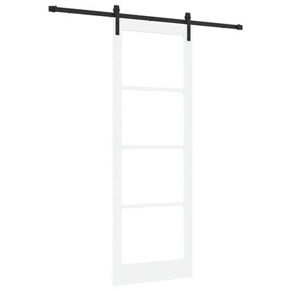 Sliding Door ORKDAL White 83 x 232 cm Solid Pine wood