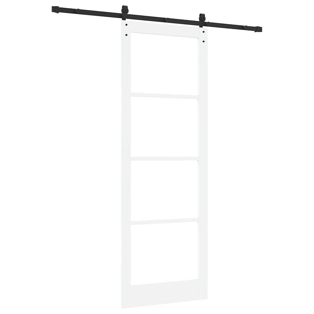 Sliding Door ORKDAL White 83 x 232 cm Solid Pine wood