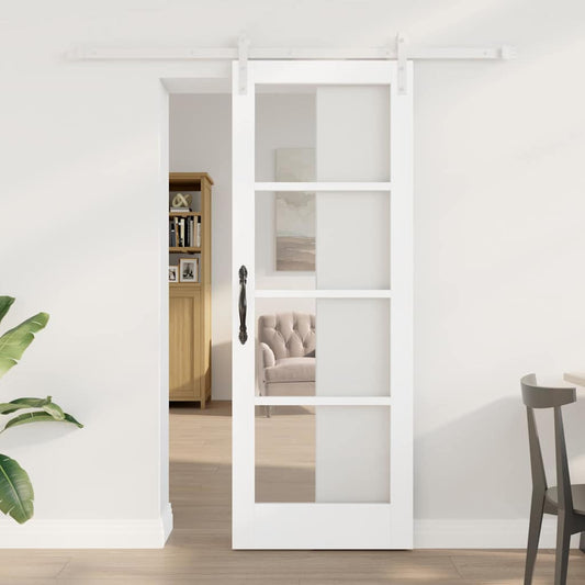 Sliding Door ORKDAL White 73.5 x 198.5 cm Solid Pine wood