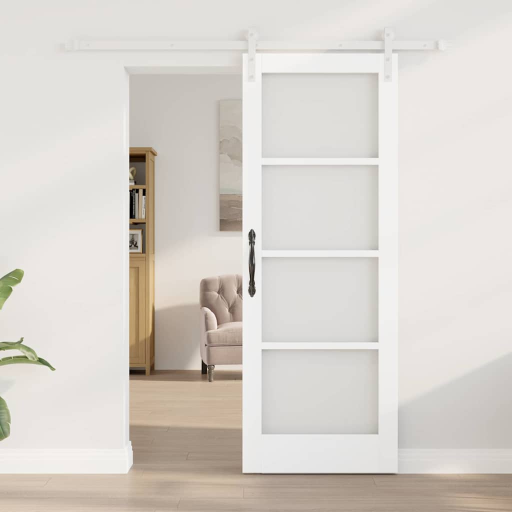 Sliding Door ORKDAL White 73.5 x 198.5 cm Solid Pine wood