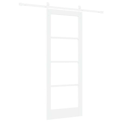 Sliding Door ORKDAL White 78 x 202 cm Solid Pine wood