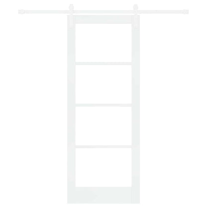 Sliding Door ORKDAL White 78 x 202 cm Solid Pine wood