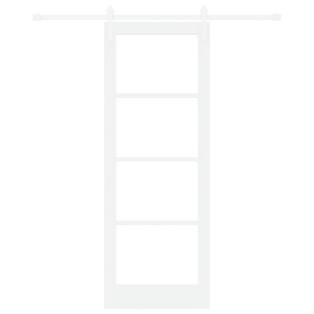 Sliding Door ORKDAL White 78 x 211 cm Solid Pine wood