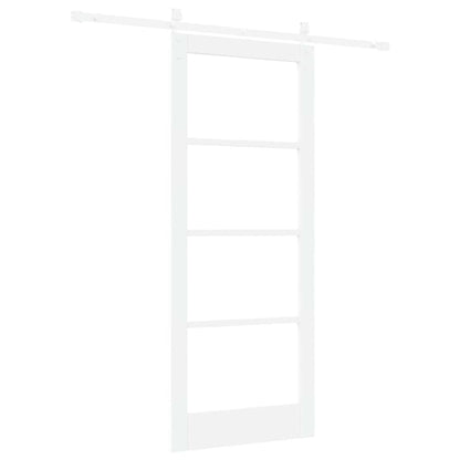 Sliding Door ORKDAL White 83 x 202 cm Solid Pine wood