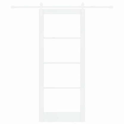 Sliding Door ORKDAL White 83 x 202 cm Solid Pine wood