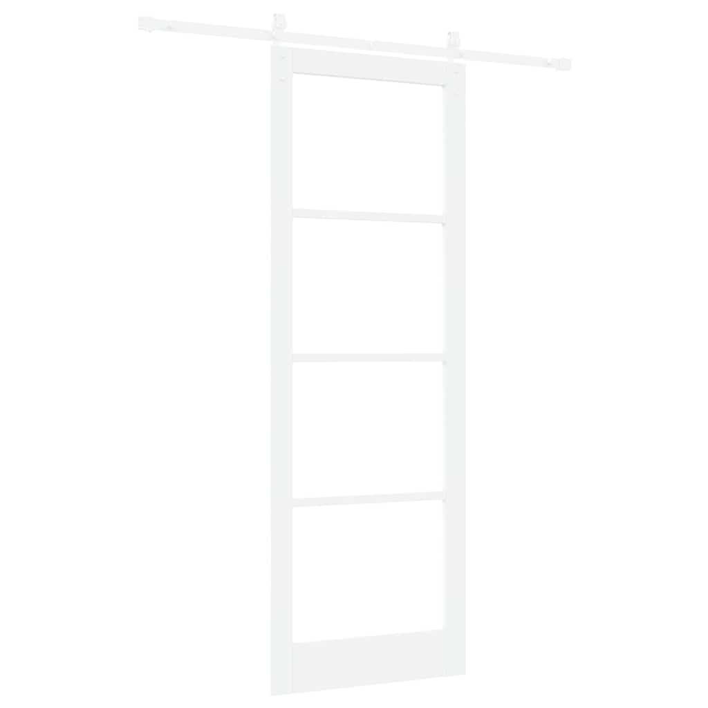 Sliding Door ORKDAL White 83 x 232 cm Solid Pine wood