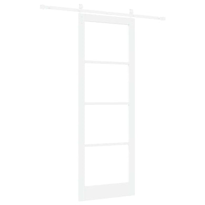 Sliding Door ORKDAL White 83 x 232 cm Solid Pine wood