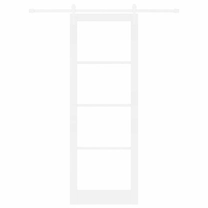 Sliding Door ORKDAL White 83 x 232 cm Solid Pine wood