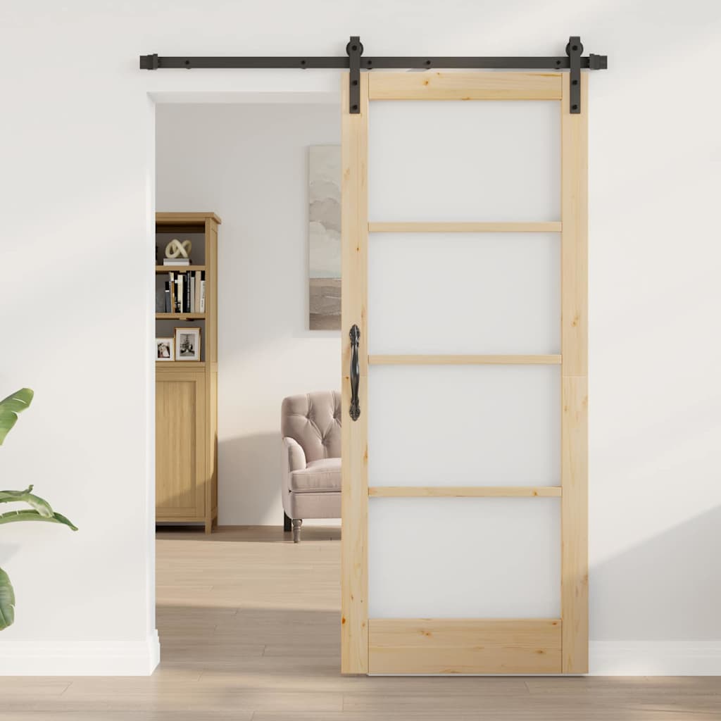 Sliding Door Other ORKDAL Brown 83 x 202 cm