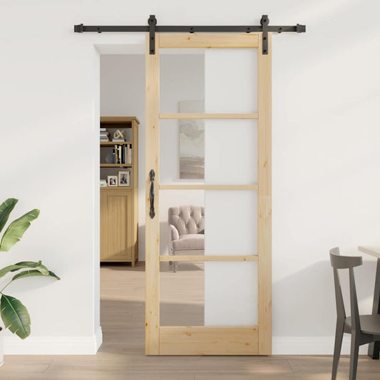 Sliding Door Other ORKDAL Brown 83 x 211 cm