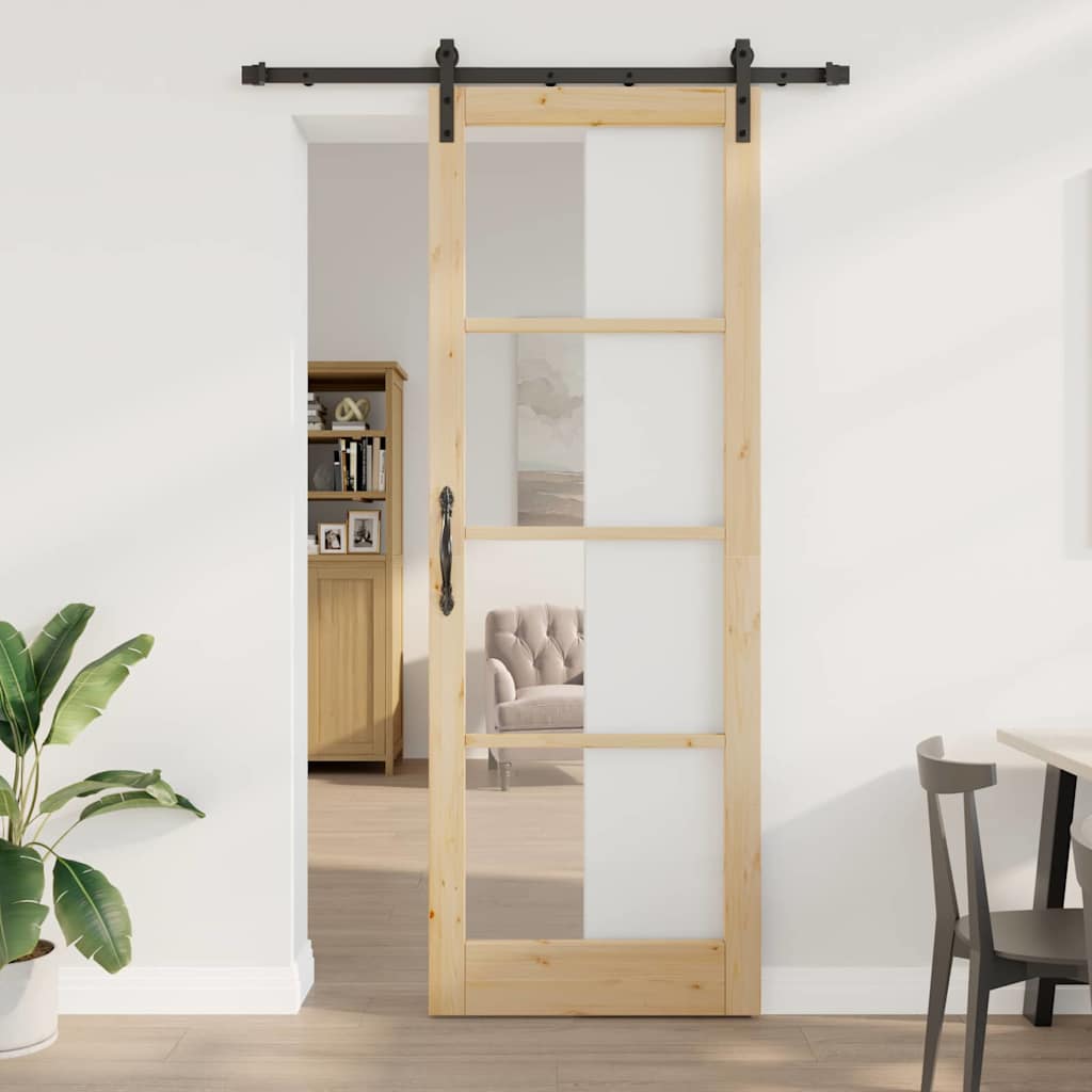 Sliding Door Other ORKDAL Brown 83 x 232 cm