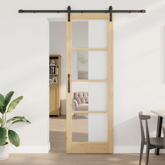 Sliding Door Other ORKDAL Brown 78 x 232 cm Wood and metal
