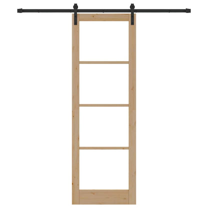 Sliding Door Other ORKDAL Brown 78 x 232 cm Wood and metal