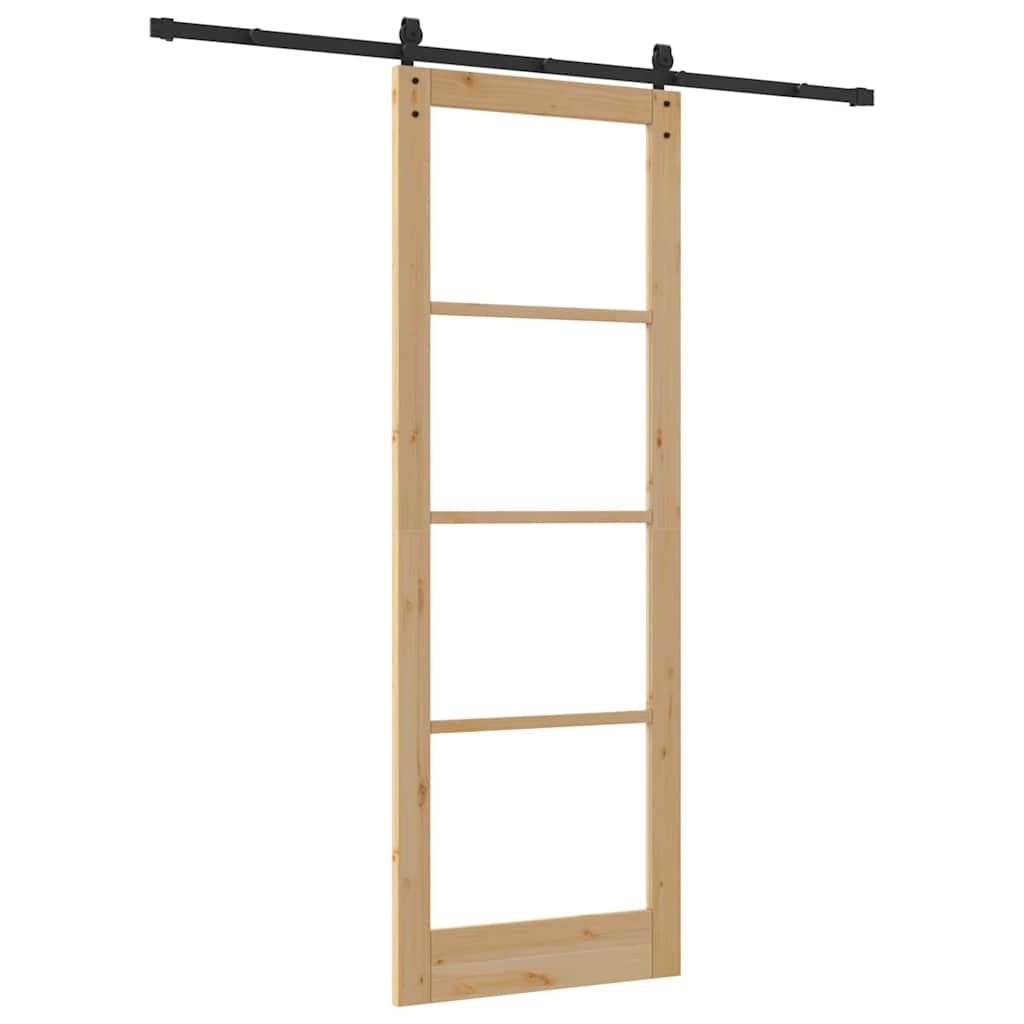 Sliding Door Other ORKDAL Brown 83 x 232 cm Wood and metal