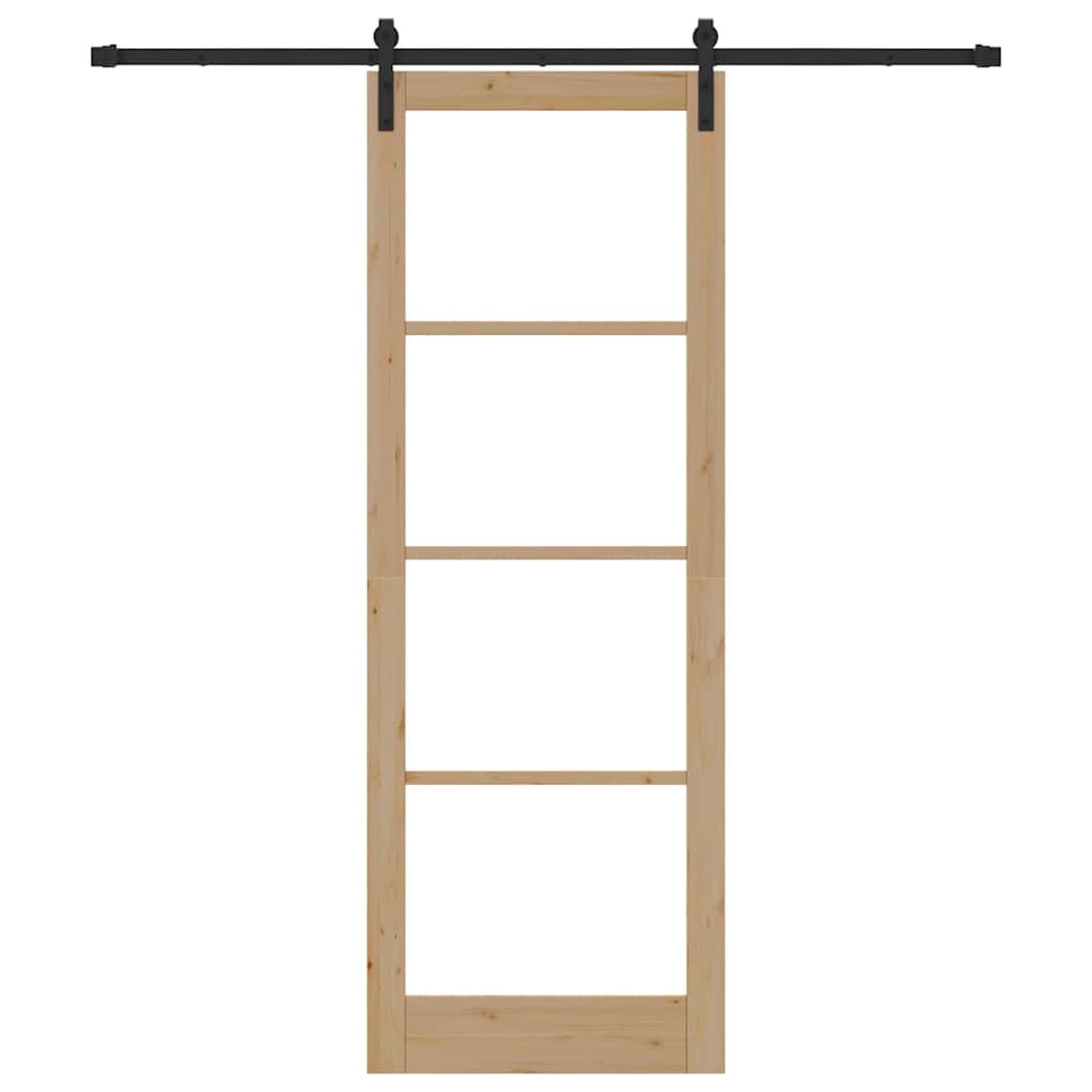 Sliding Door Other ORKDAL Brown 83 x 232 cm Wood and metal