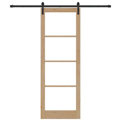Sliding Door Other ORKDAL Brown 83 x 232 cm Wood and metal