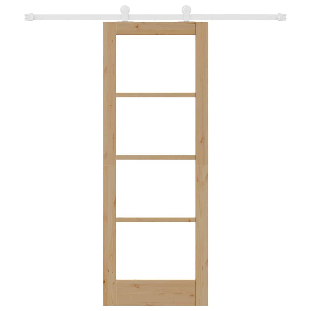 Sliding Door Manual ORKDAL Brown 73.5 x 198.5 cm Wood and metal