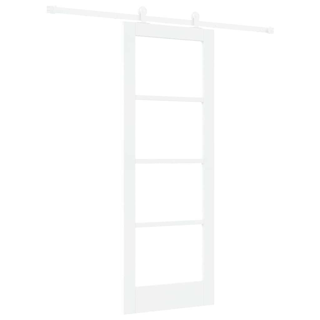 Sliding Door Manual ORKDAL White 73.5 x 198.5 cm Wood and metal