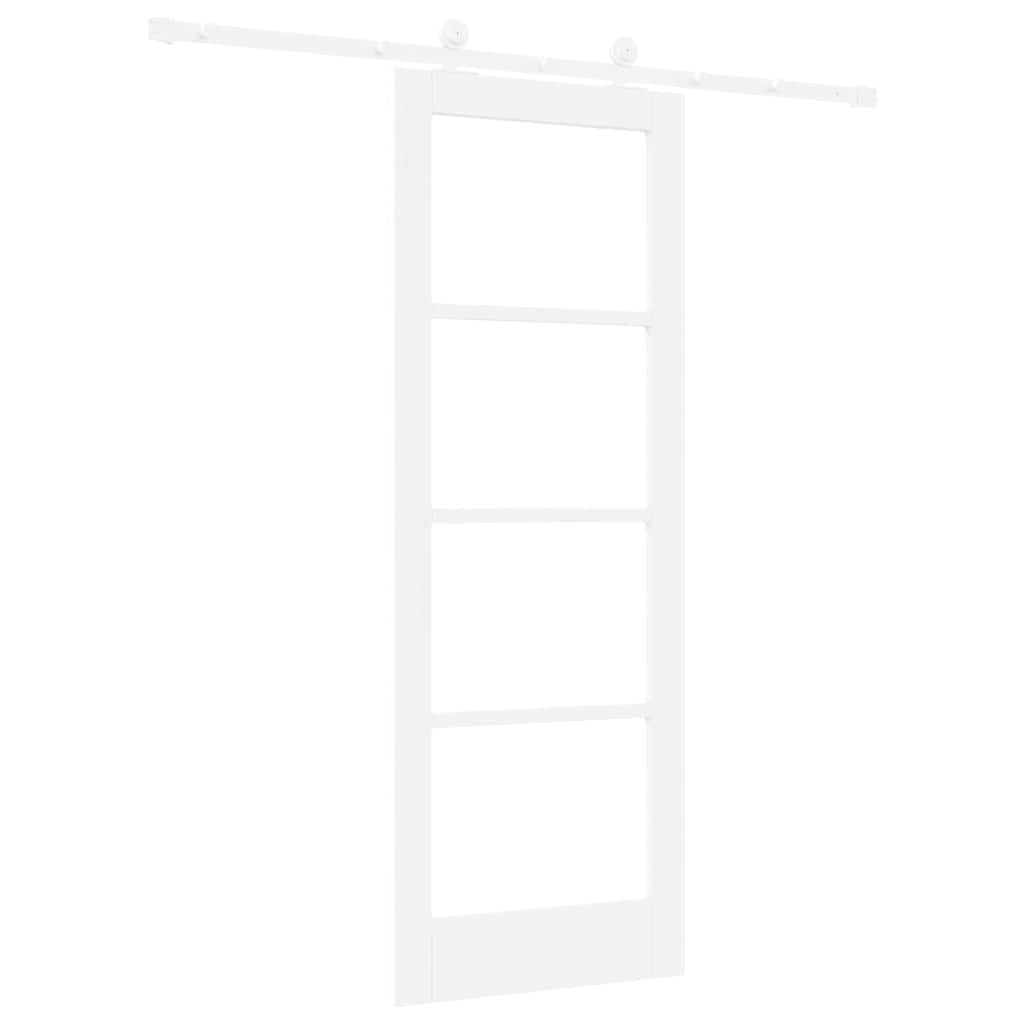Sliding Door Manual ORKDAL White 73.5 x 198.5 cm Wood and metal
