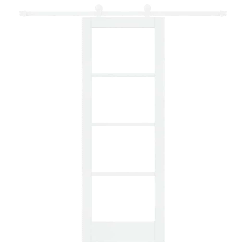 Sliding Door Manual ORKDAL White 73.5 x 198.5 cm Wood and metal