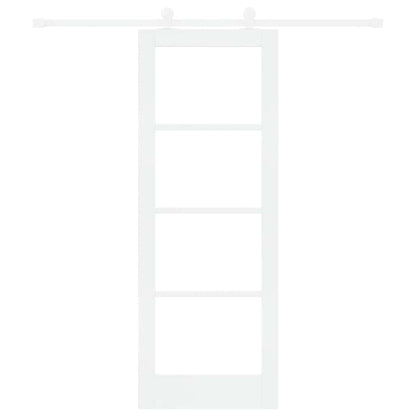 Sliding Door Manual ORKDAL White 73.5 x 198.5 cm Wood and metal