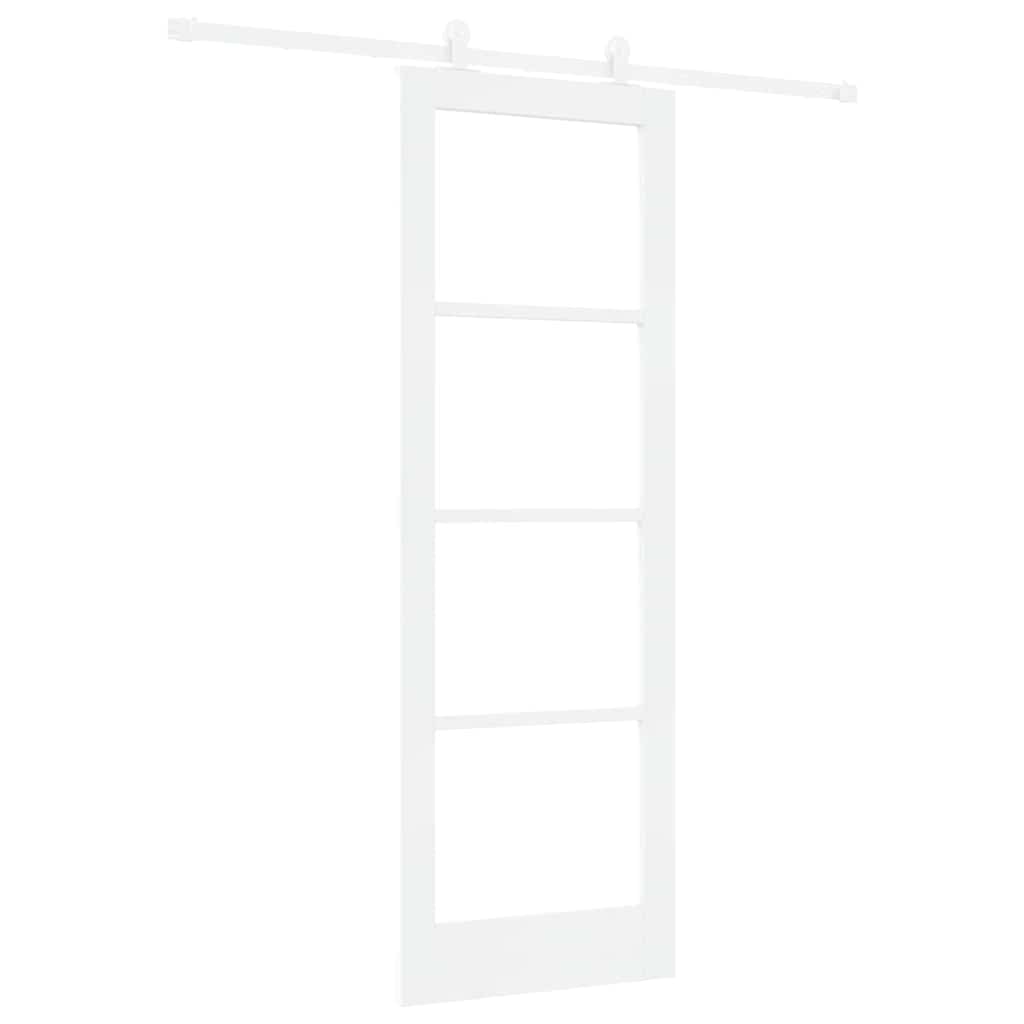 Sliding Door Manual ORKDAL White 73.5 x 211 cm Wood and metal