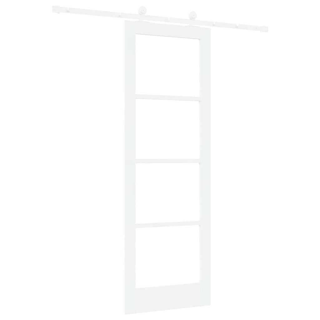 Sliding Door Manual ORKDAL White 73.5 x 211 cm Wood and metal
