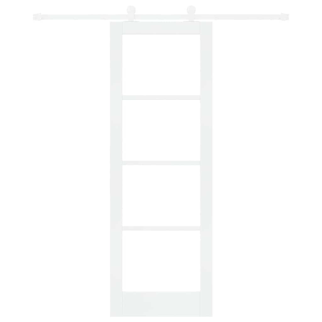 Sliding Door Manual ORKDAL White 73.5 x 211 cm Wood and metal