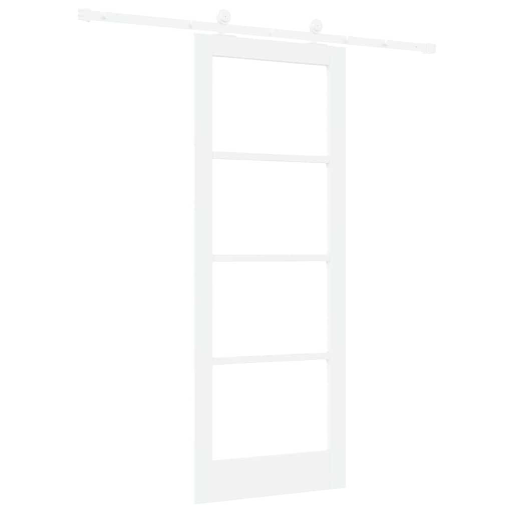 Sliding Door Manual ORKDAL White 78 x 202 cm Wood and metal