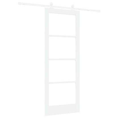 Sliding Door Manual ORKDAL White 78 x 202 cm Wood and metal