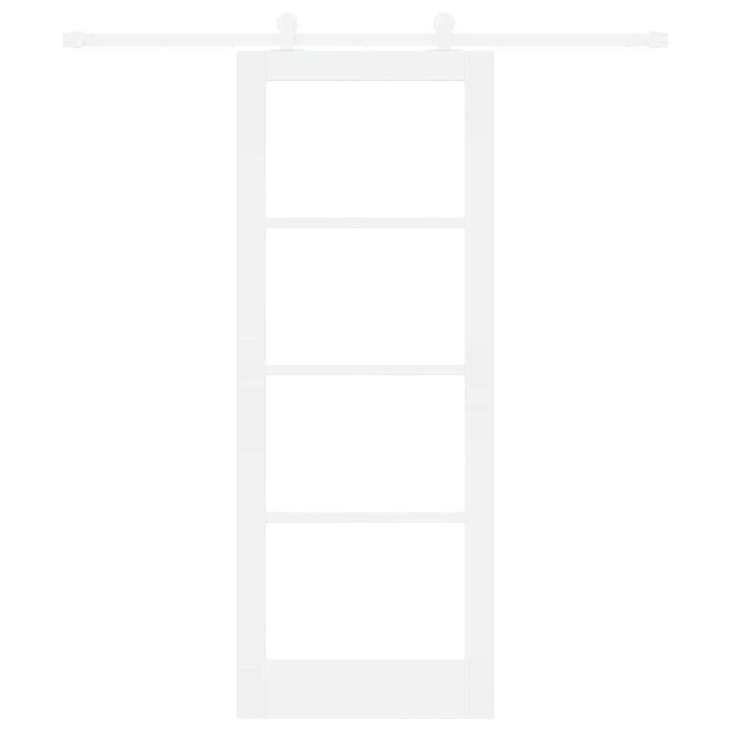 Sliding Door Manual ORKDAL White 78 x 202 cm Wood and metal